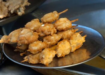 midye tava spiedini di cozze fritte turche