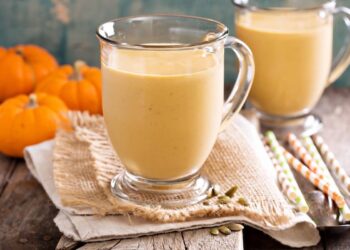 frullato di zucca con avena e cannella
