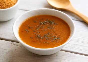 zuppa con tarhana turca tarhana corbasi