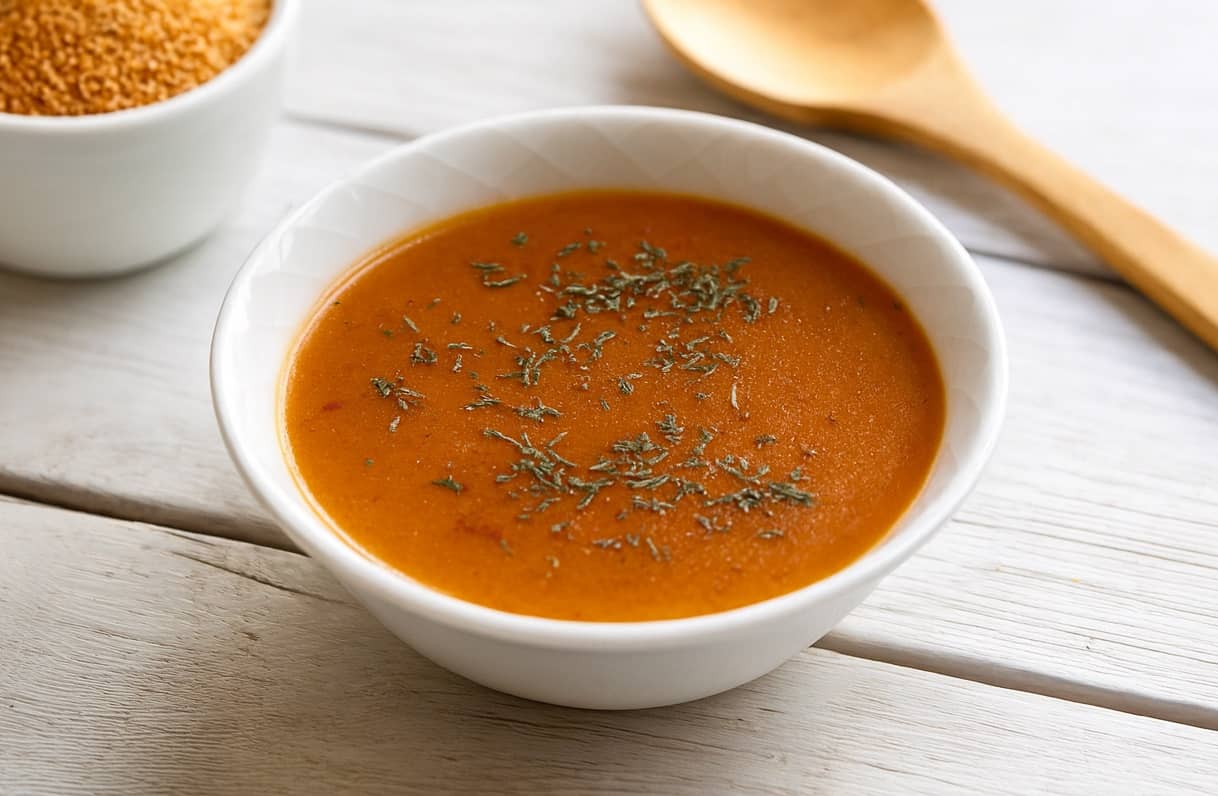 zuppa con tarhana turca tarhana corbasi