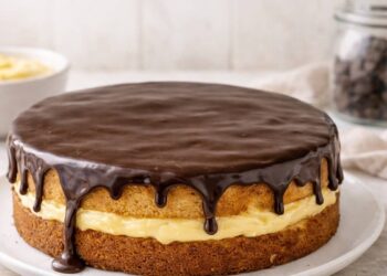 boston cream pie fatta in casa