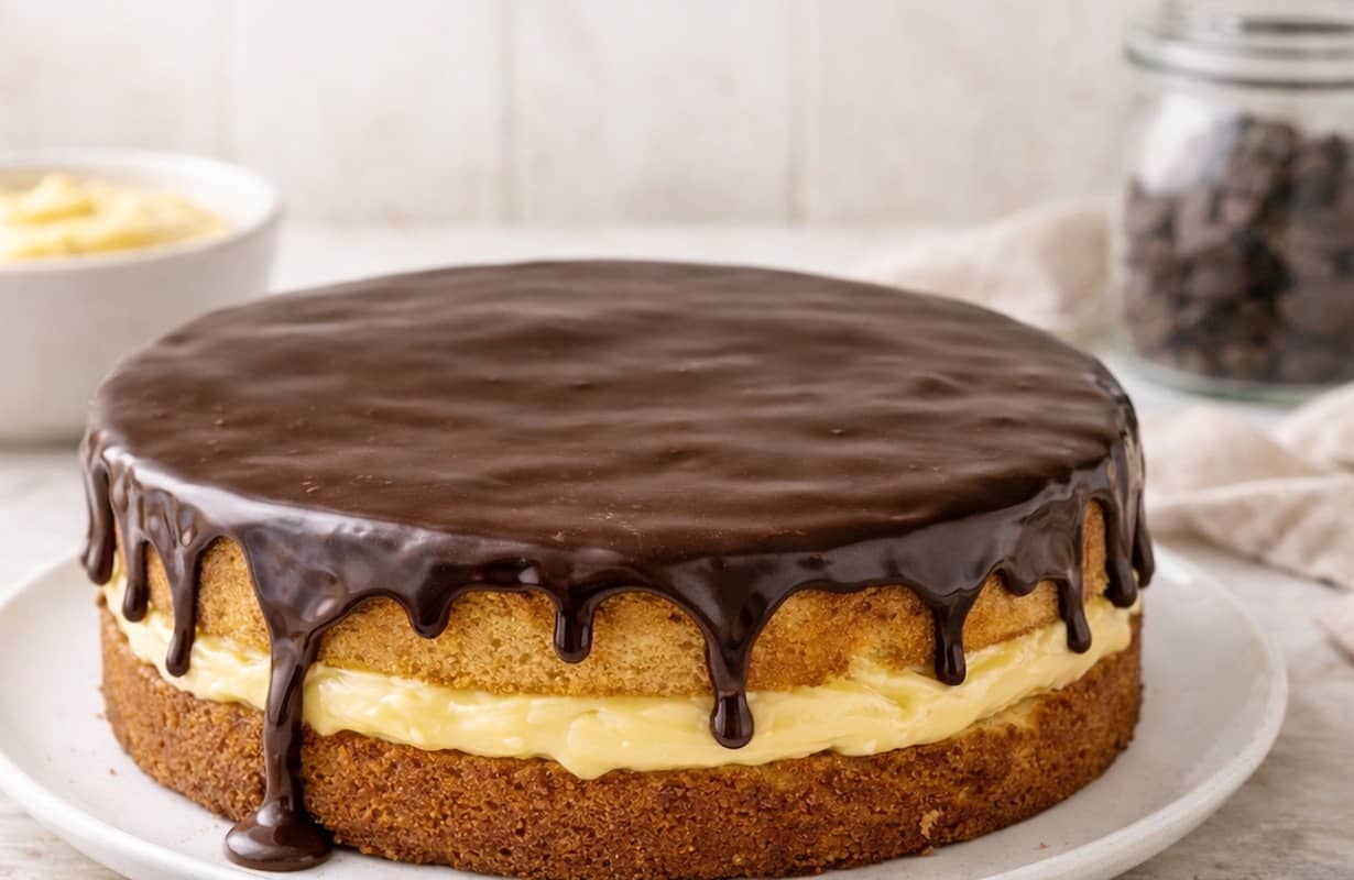 boston cream pie fatta in casa 