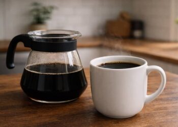 caffè americano fatto in casa