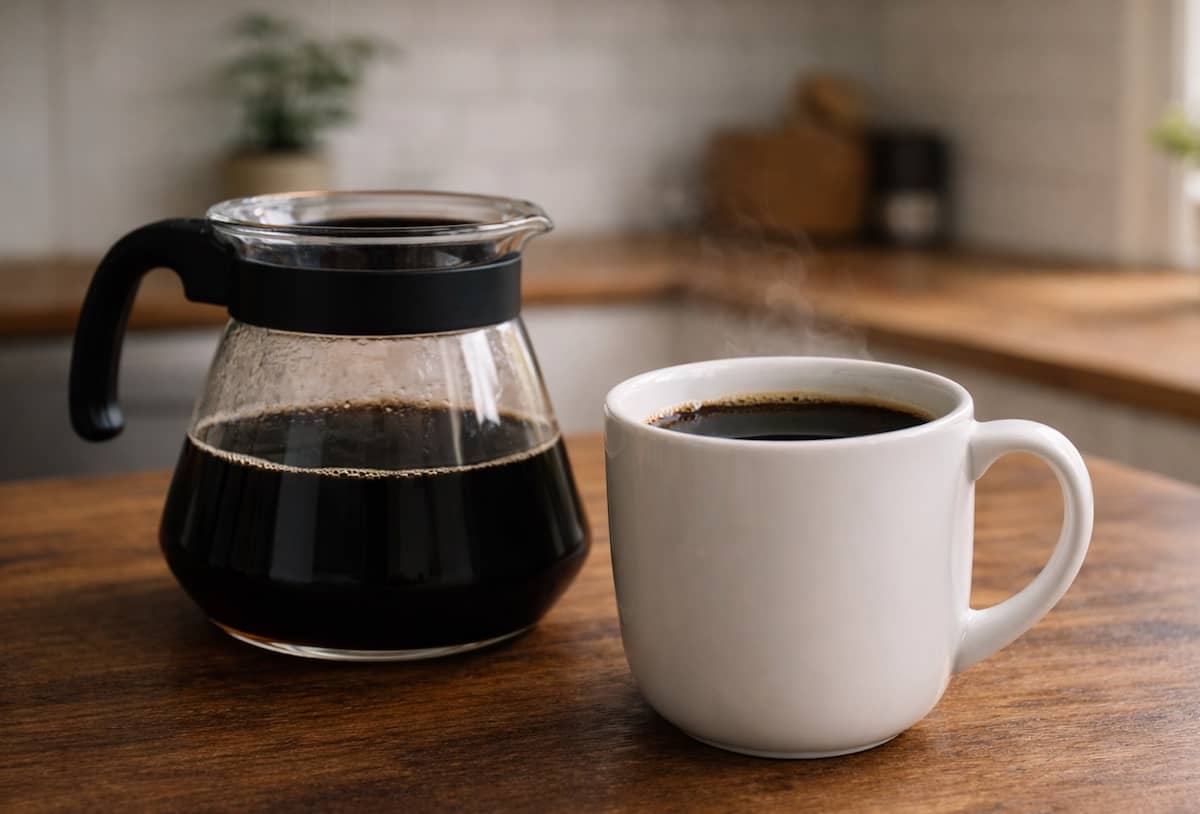 caffè americano fatto in casa